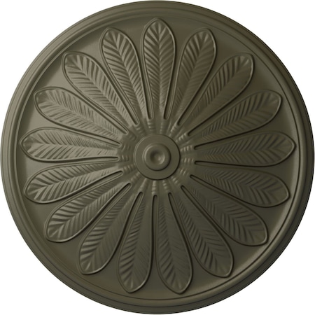 Brontes Ceiling Medallion (Fits Canopies Up To 3 5/8), Hnd-Painted Witch Hazel, 25 1/2OD X 5 1/2P